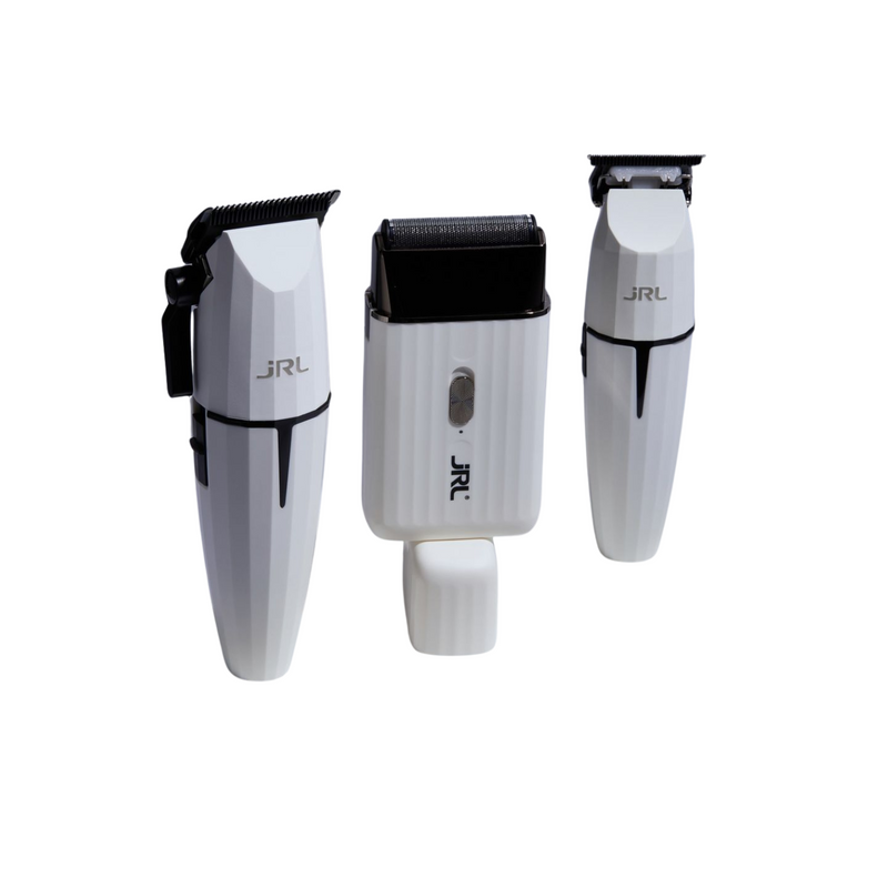 JRL Pro. Combo Onyx Blanco Ghost 2 Clipper, Trimmer y Shaver