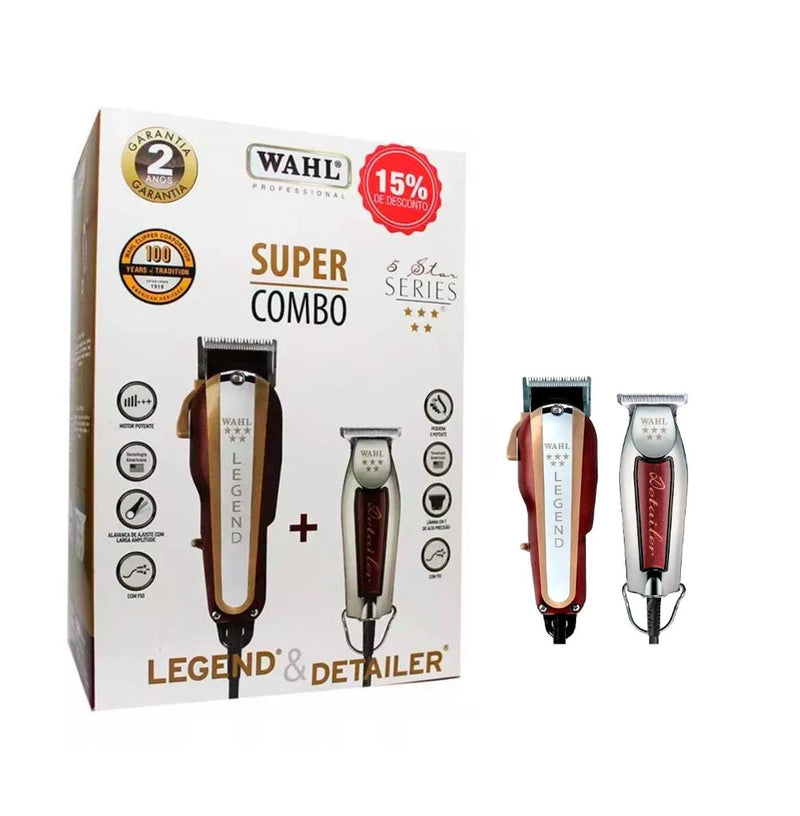 Wahl Barber Combo Legend + Detailer Patillera Trimmer