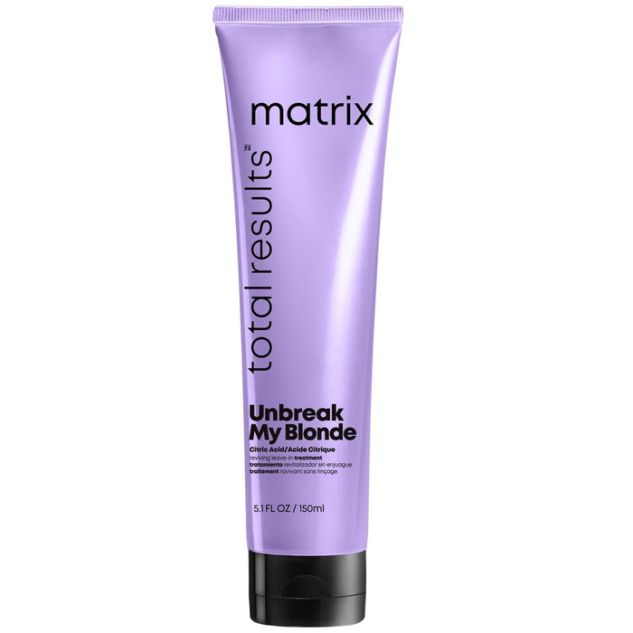 Crema Para Peinar Matrix Cabello Rubio Decolorardo Sin Sulfatos Unbreak my Blonde 150 ML