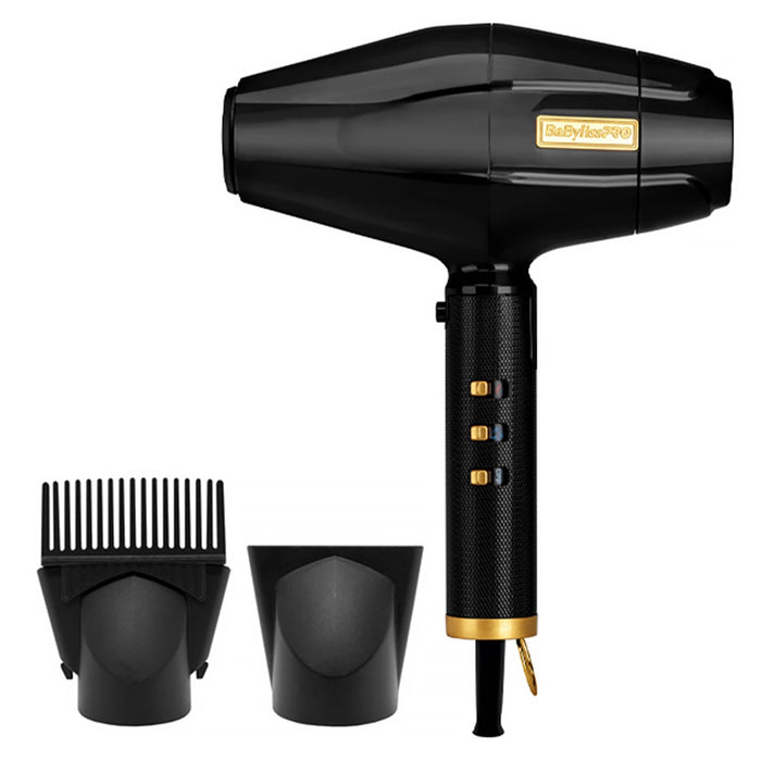 Secador de pelo Babyliss Pro Black FX barberia 2000w Italia