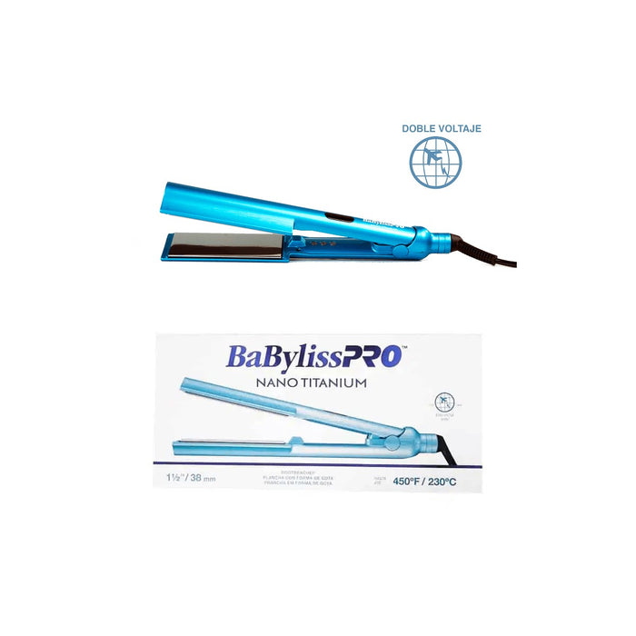 Plancha Babyliss Pro Nano Titanium Forma De Gota Rootreacher 1½"