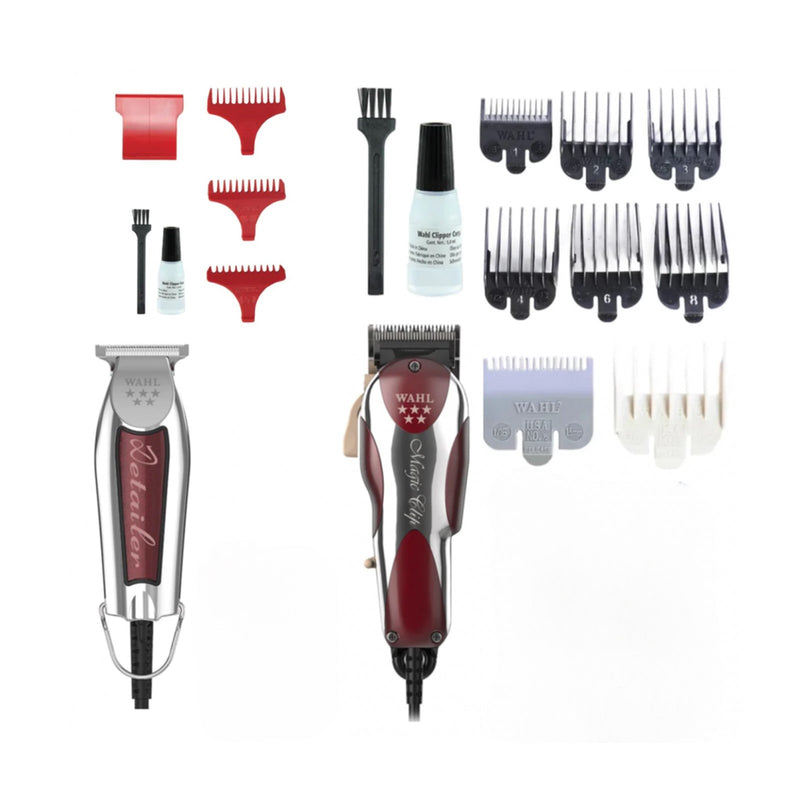 Wahl Combo Magic Clip Con Cable+ Detailer Patillera Trimmer