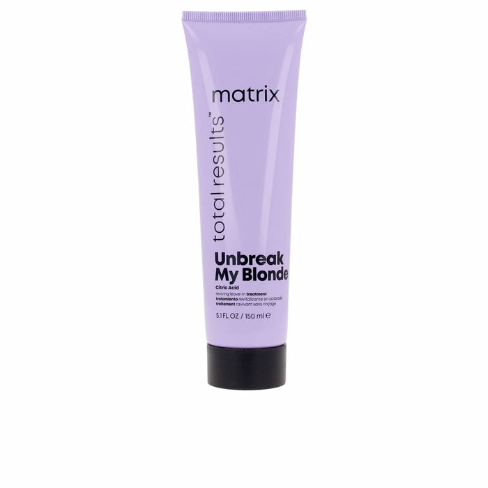 Crema Para Peinar Matrix Cabello Rubio Decolorardo Sin Sulfatos Unbreak my Blonde 150 ML