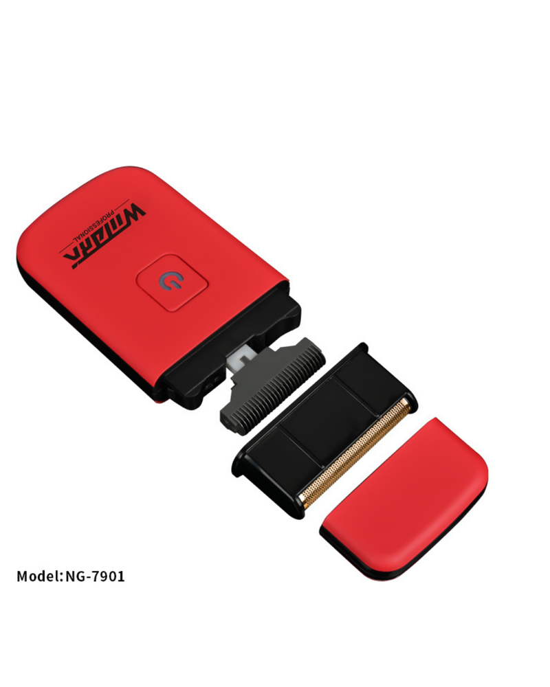 Afeitadora Portátil WMark NG-7901 Roja Mini Barber Shaver