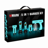 WMARK NG-8637KIT Kit Profesional 5 en 1 para Barbero Turquesa