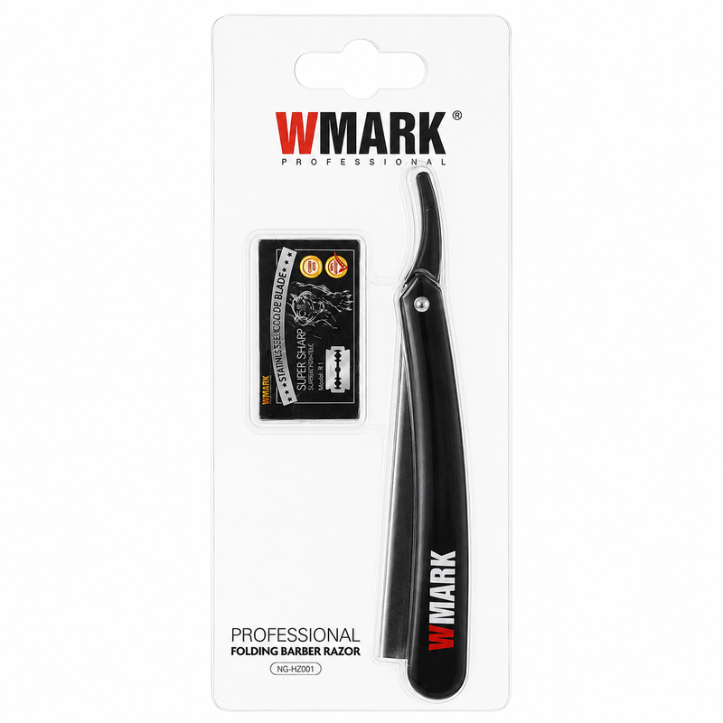 Navaja Barbera WMARK NG-HZ001 Profesional con 10 Hojas
