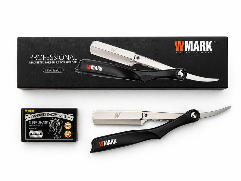 Navaja Profesional WMark NG-HZ903 Magnética Barbería