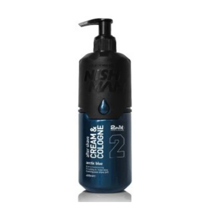 Nishman Crema y Colonia After Shave N°02 Artic Blue 400 Ml