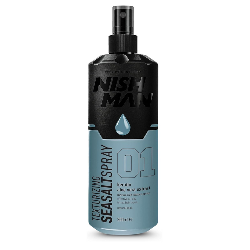 Nishman Texturizador Cabello Sal Marina Con Keratina Y Aloe