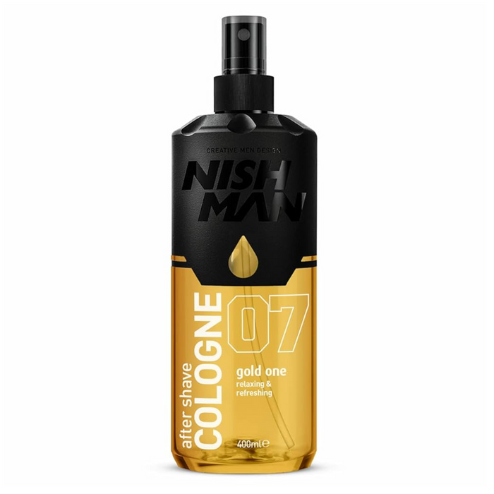 NishMan Después del Afeitado Colonia 07 Gold One 400ml