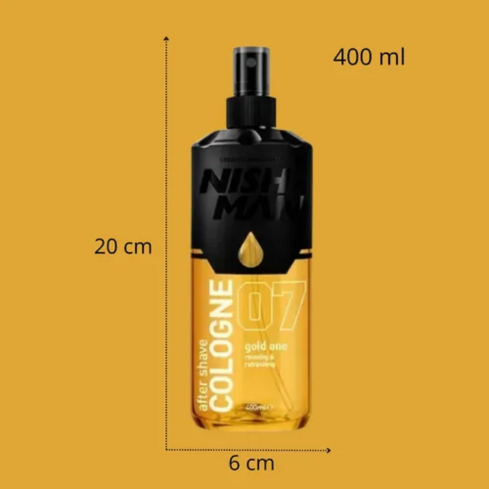 NishMan Después del Afeitado Colonia 07 Gold One 400ml