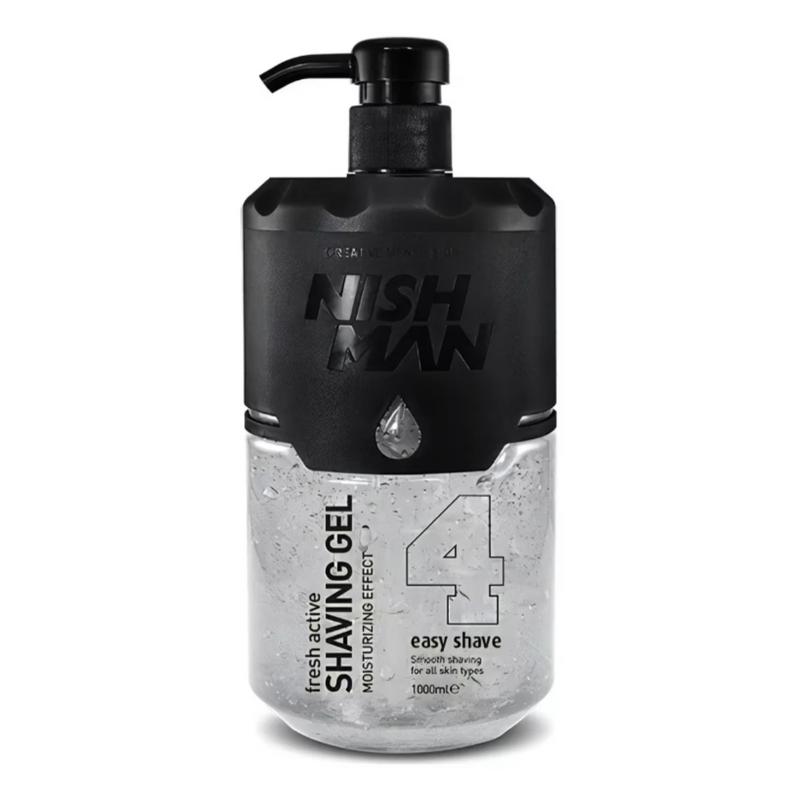 Shaving Gel NishMan Easy Shave 4 Silver Gel de afeitar