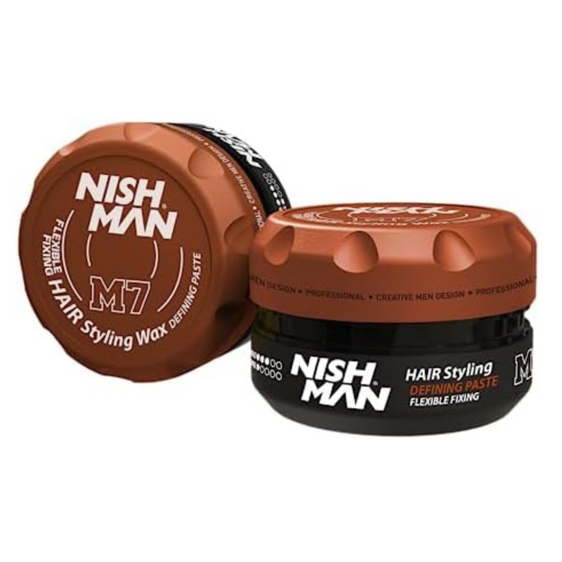 Cera Cabello Nishman Pasta Definidora Matte Flexible M7 100ml