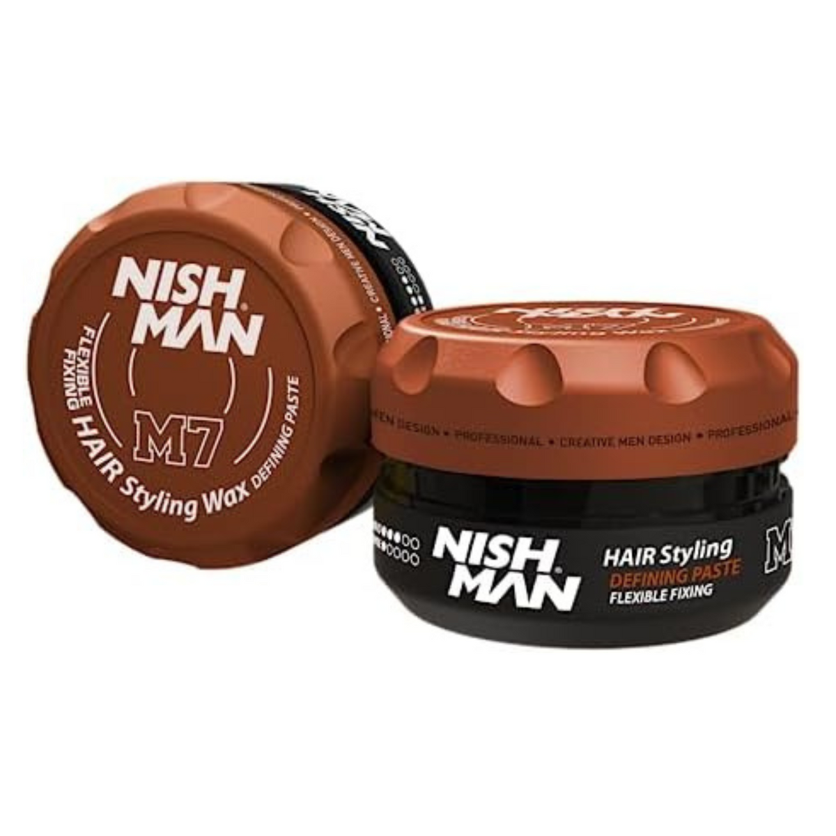 Cera Cabello Nishman Pasta Definidora Matte Flexible M7 100ml