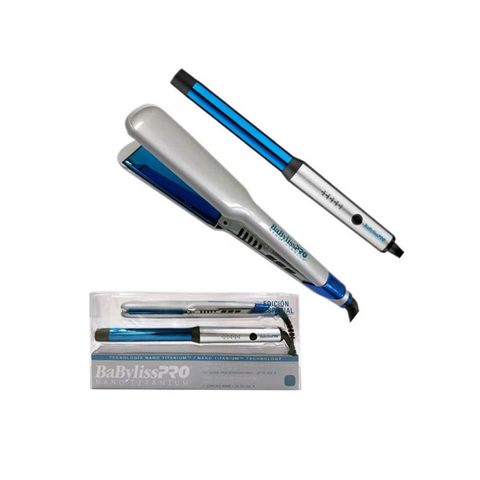 Babyliss Pro BNTPP 34UC Plancha alisadora de nano titanio 1 1/2 "y rizador 1