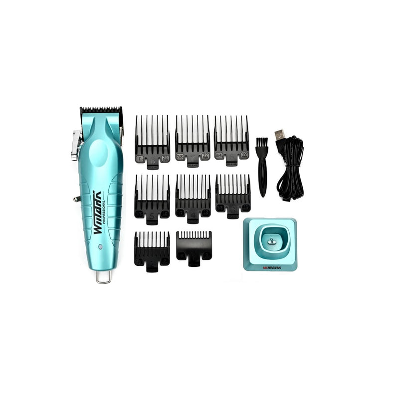 Cortadora de Pelo Azul Profesional Wmark NG 133 8000RPM