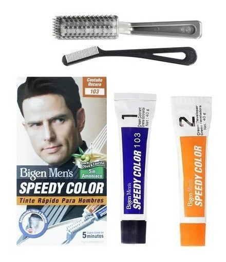 Tinte Rápido Para Hombre 103 Castaño Oscuro