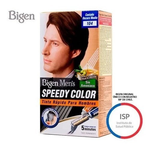 Tinte Rápido Para Hombre 104 Castaño Oscuro Med Séedy color