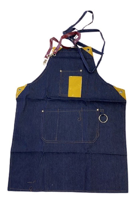 Pechera Delantal Barbería O Peluquería Jeans