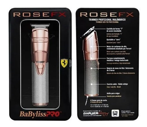 Trimmer Profesional Patillera Rose Fx Babylisspro B788rguz