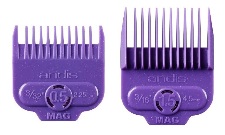 Kit 2 Peines Dalza Magneticos Andis Para Maquina Cortar Pelo
