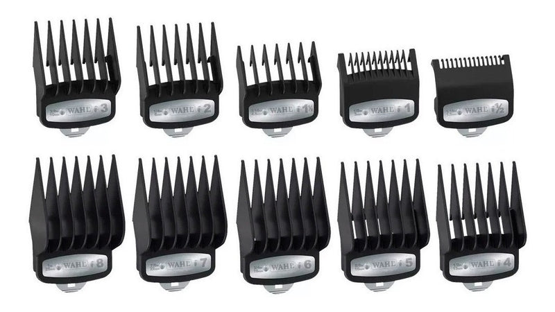 Set Peines De Alza Guia WAHL Premium Metalico X 10 U