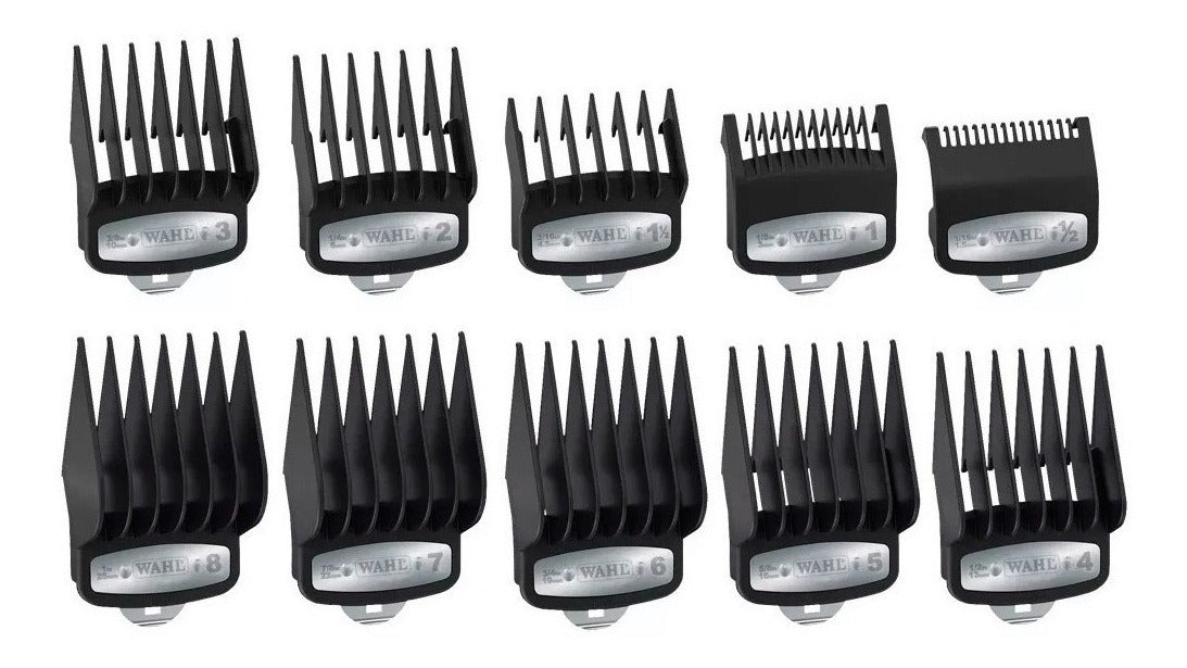 WAHL PEINES METALICO SET DE 10 PEINES METALICO