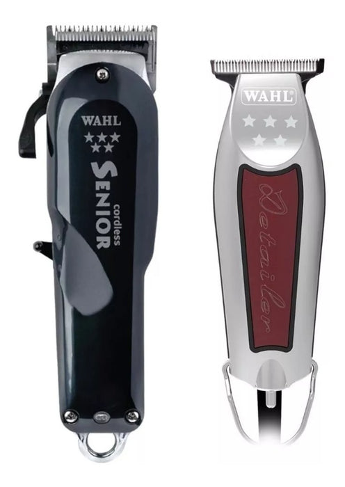 Kit Wahl Maquina Cortadora Pelo Senior + Patillera Detailer