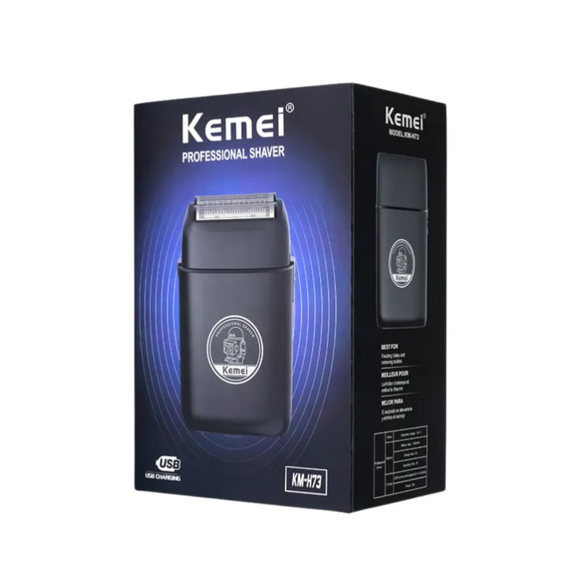 Maquina Afeitadora Kemei H73 Shaver Inalambrica Con Base