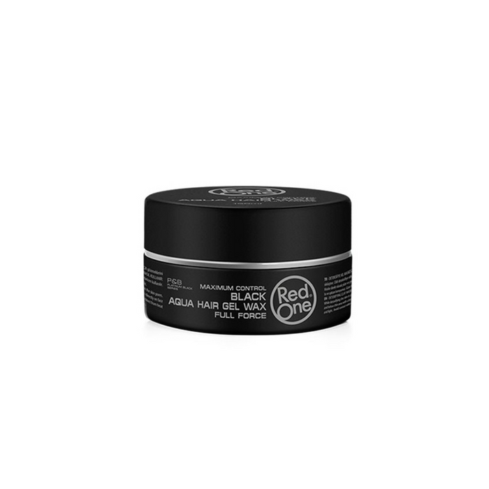 Cera Capilar Red One Aqua Hair Gel Wax Black 150ml