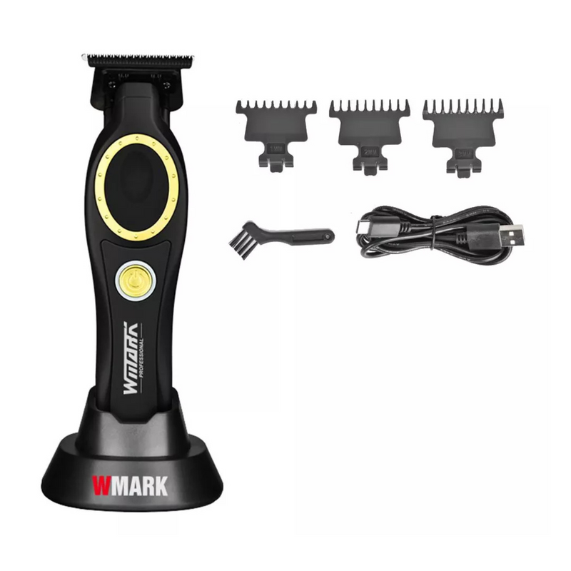 Máquina Trimmer Patillera Wmark Negro NG7230 con motor de 7500 RPM