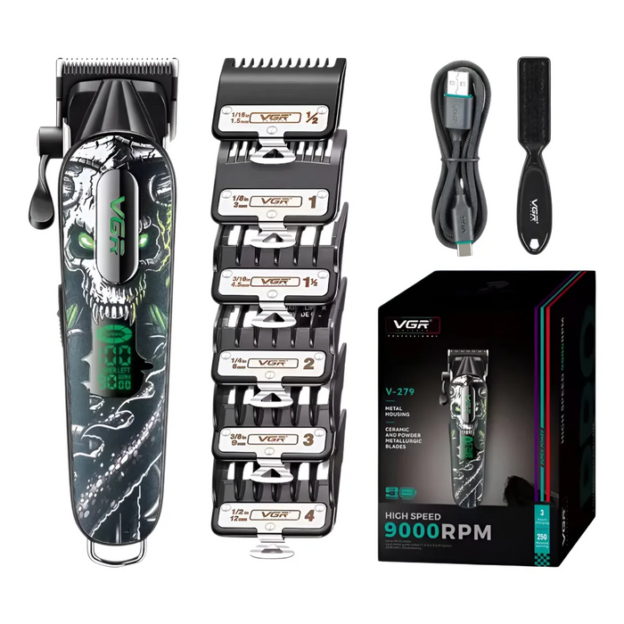 Maquina VGR Profesional CortaPelo VGR V-279 9000 RPM Verde