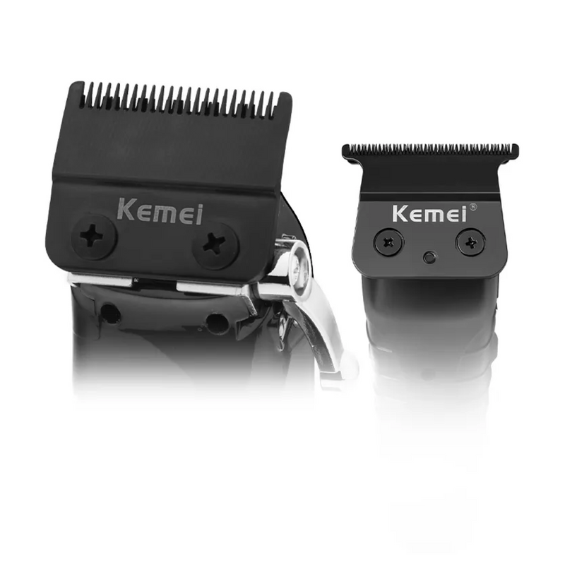Kemei Barber Combo Clipper KM-1763 Black + Trimmer KM-2299