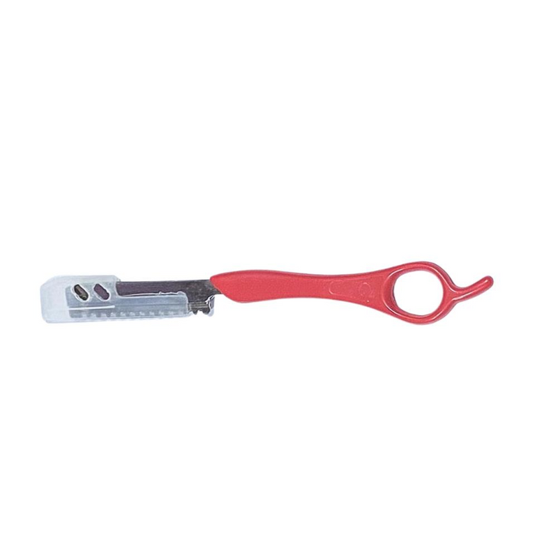 Navaja Professional Feather Styling Razor Barberia ROJO