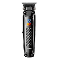 Máquina Patillera Profesional Recargable VGR V-972 Led Usb