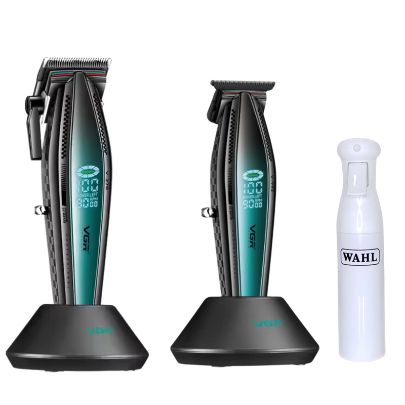 Barber Combo VGR 270 Clipper y Trimmer V992 9000RPM
