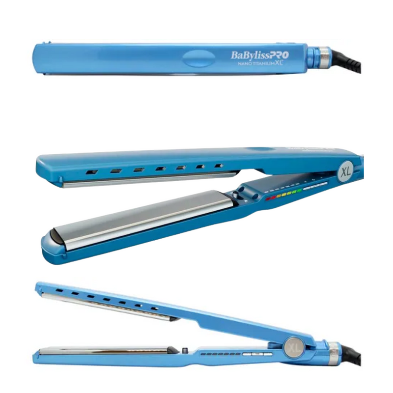 Babyliss Nano Titanium Plancha Alisado 9091 Xl Humedo Seco