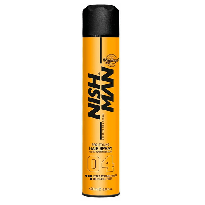 Laca NishMan Pro Styling Hair Spray 04 Extra Duro 400 ML