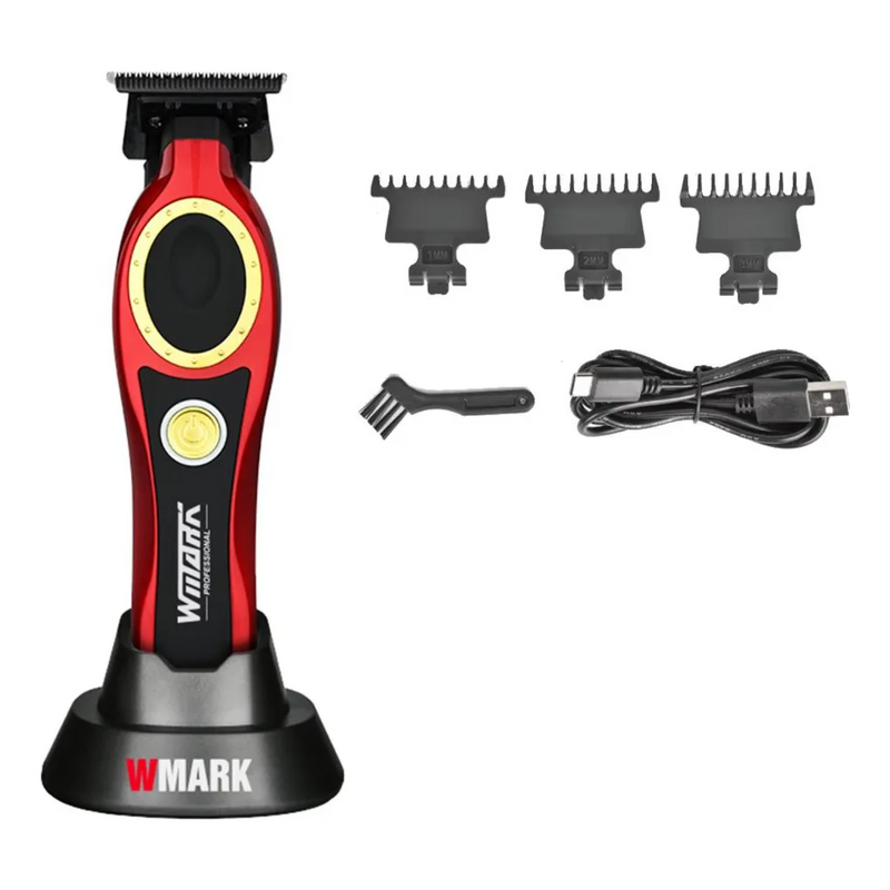 Máquina Trimmer Patillera Wmark NG7230 Rojo 7500 RPM