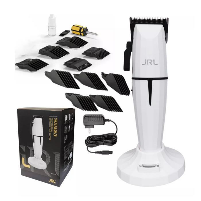 Maquina Cortadora Jrl Prof Inalámbrica Onyx Clipper Blanco