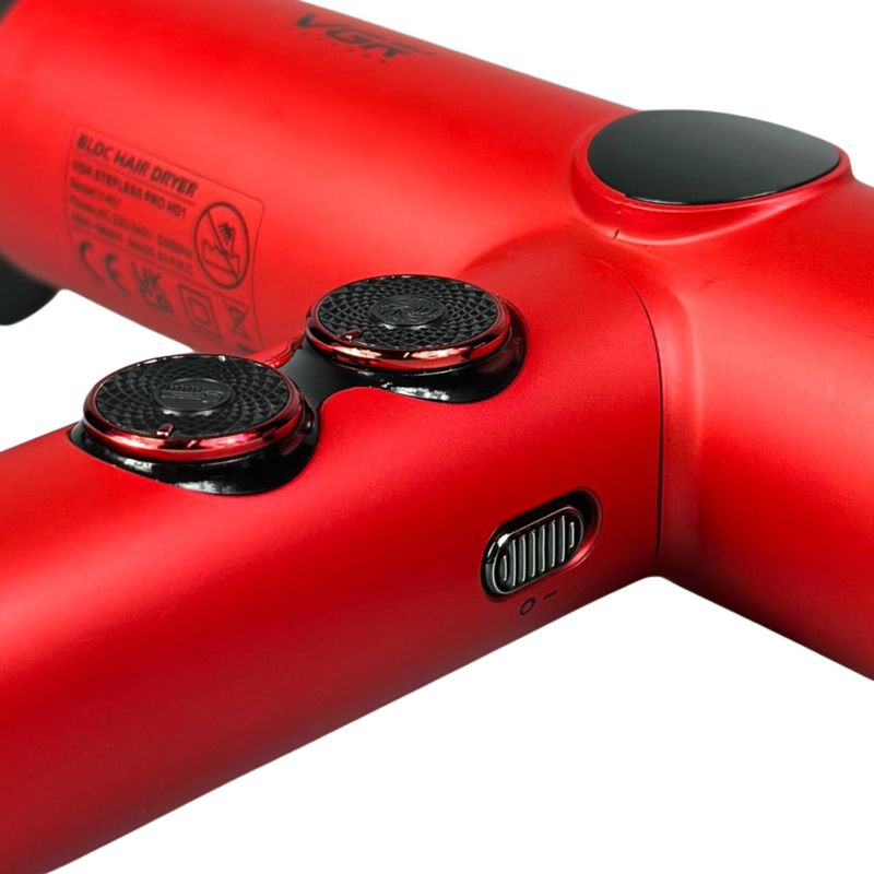 Secador De Pelo Profesional VGR V-401 110000 RPM Rojo