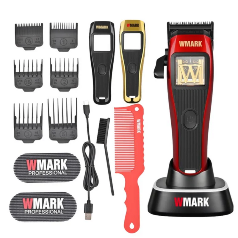 Wmark Barber Combo Profesional Ngx1 Clipper Y Trimmer NGXT 10000 RPM