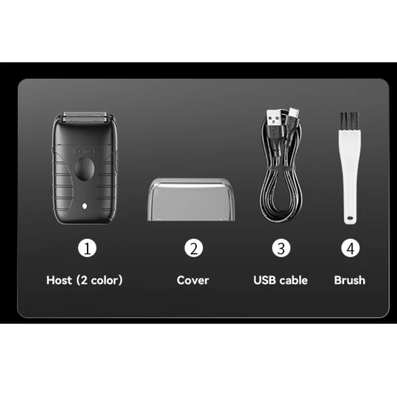 Maquina de Afeitadora Kemei Km-T95 Shaver Profesional Negra