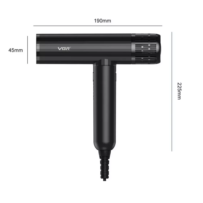 Secador De Pelo VGR Prof. V-427 Alto Rendimiento 110.000 RPM