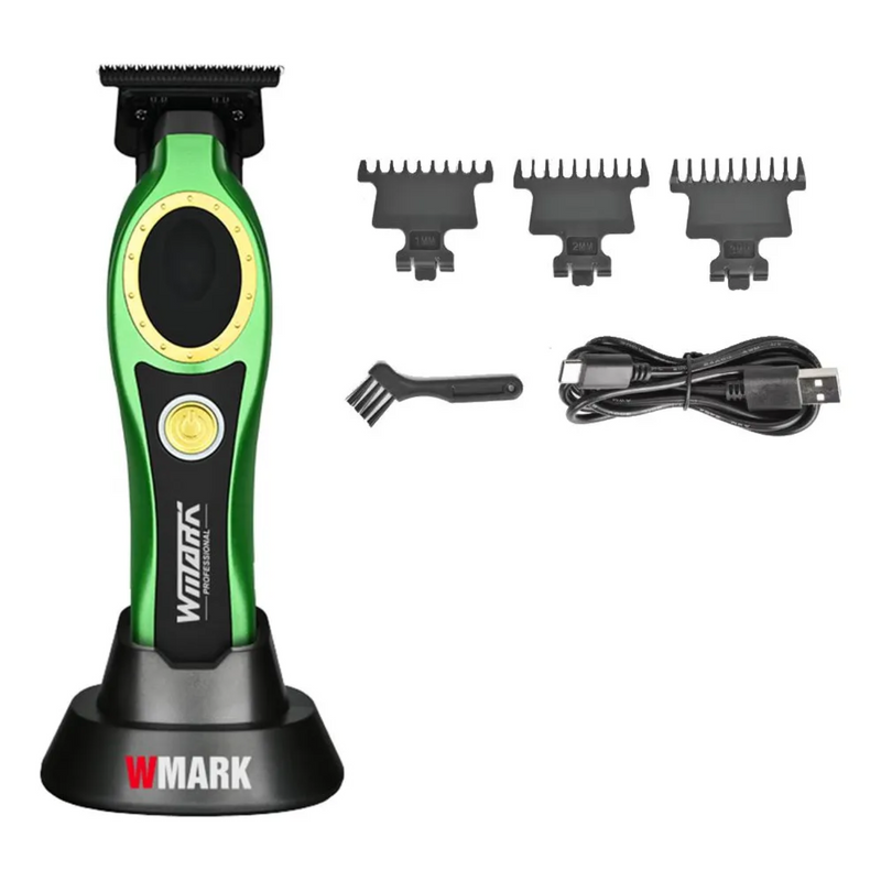 Máquina Trimmer Patillera Wmark NG7230 Verde 7500 RPM