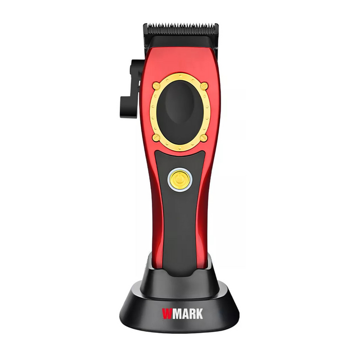 Maquina Cortadora De Pelo Profesional Wmark NG-7030 Rojo