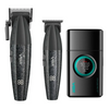 Barber Combo VGR V640 Cortapelo,Patillera y Afeitadora Negro