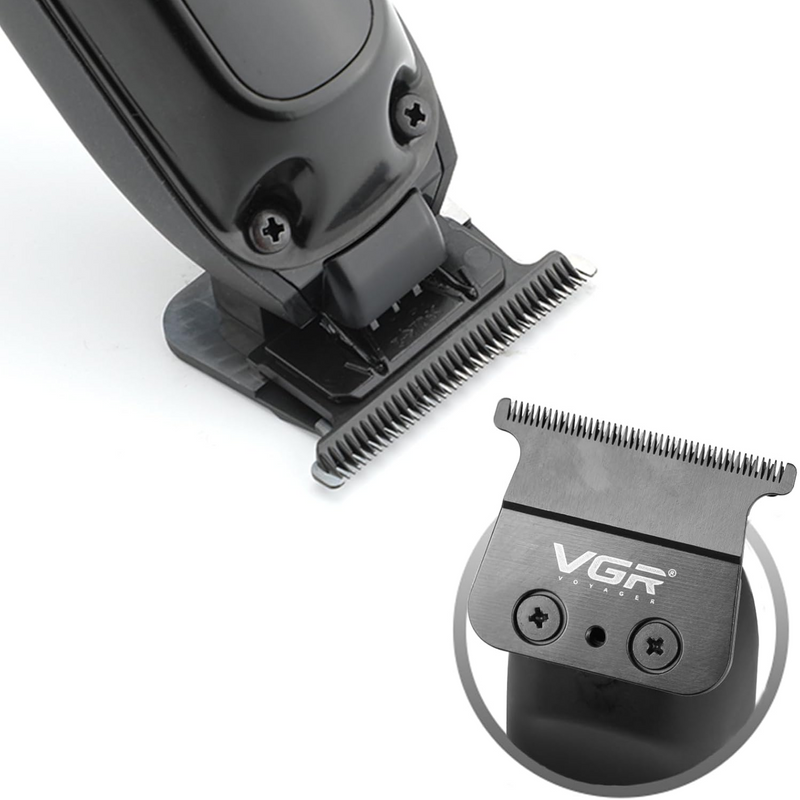 Máquina Patillera Profesional Recargable VGR V-972 Led Usb