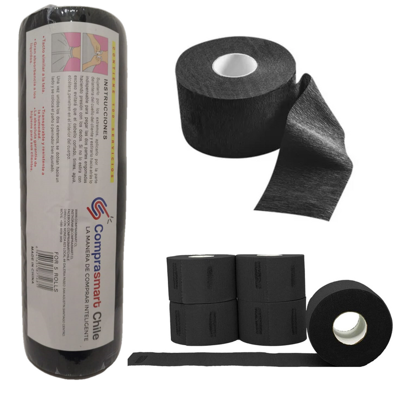 Pack 5 Papel Cuello Para Barbería Peluquería Cubre Cuello