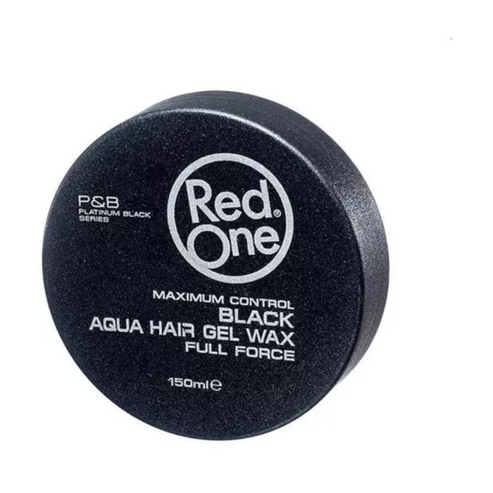 Cera Capilar Red One Aqua Hair Gel Wax Black 150ml